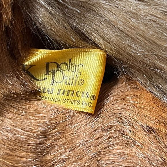 Vintage 24K Polar Puff Realistic Plush Red Fox 12” Tag Attached 1992 Animal - Picture 15 of 16